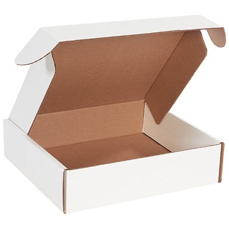 Bsc Preferred 12 x 11 x 3'' White Deluxe Literature Mailers, 50PK BUY00014559